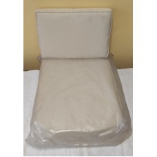 Výpredaj - Biele podušky pre exteriérový nábytok